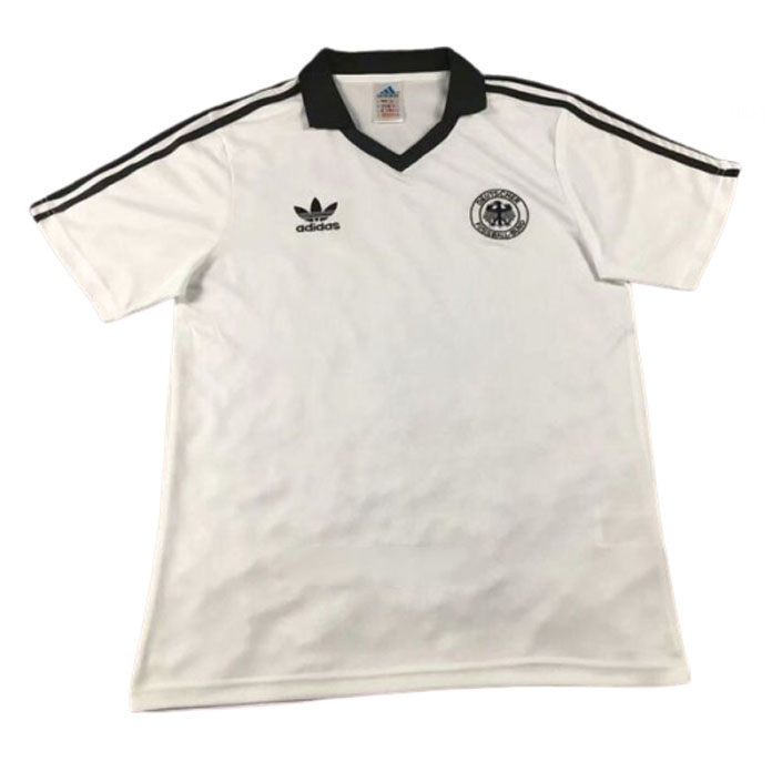 Thailande Maillot Football Allemagne Domicile Retro 1980